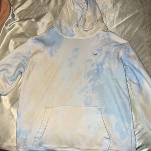 tie dye hollister sweatshirt